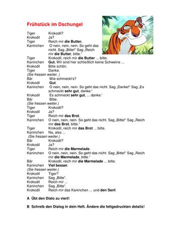 Frühstück im Dschungel