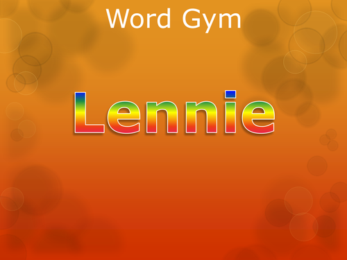 'Of Mice and Men' Word Gym