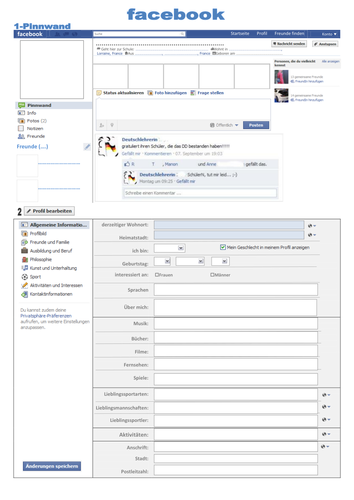 Meine Facebook-Pinnwand