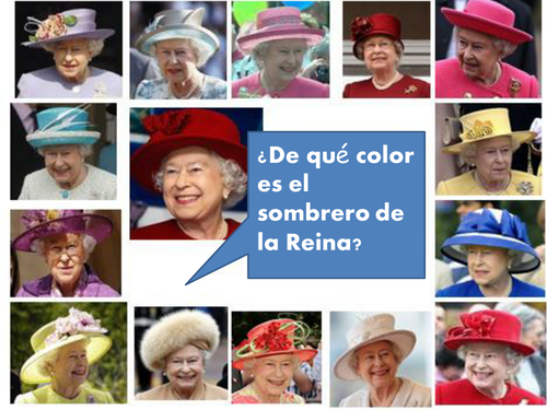 Colours and the queen's hats