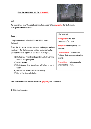 Whispers in the Graveyard Lesson slides