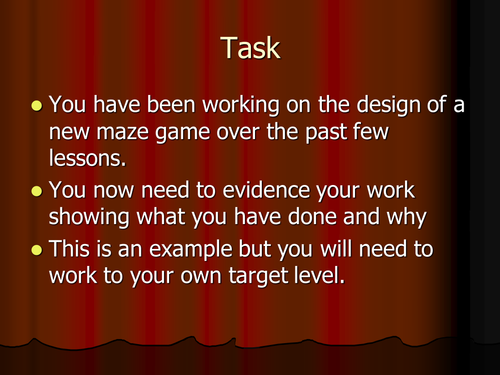 ICT - Game Design