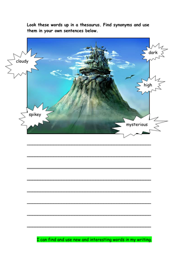 Greek Myth Descriptive Settings | Teaching Resources