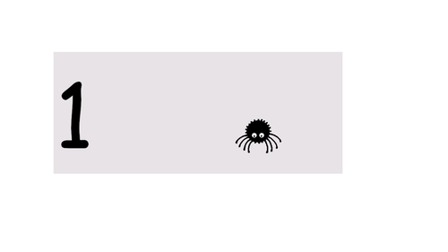 simple spider counting 1-15