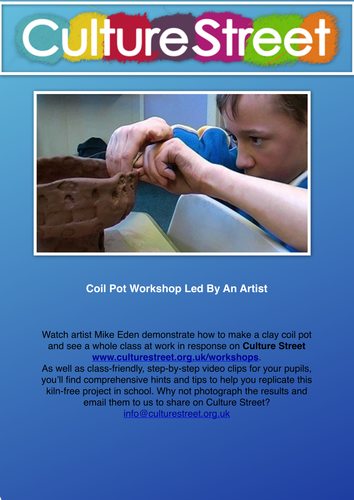 Clay Coil Pot workshop 
