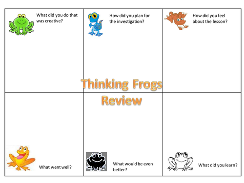 Thinking Frogs Review Sheet