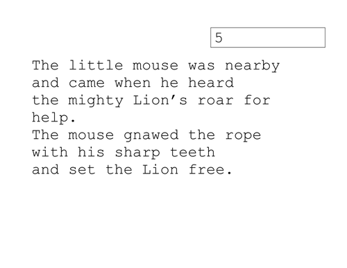mouse poem