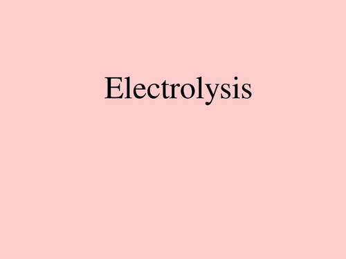 Electrolysis of brine animation