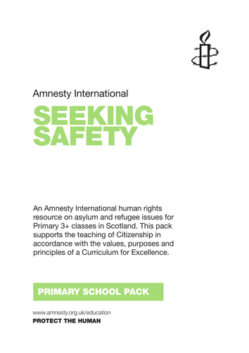 Seeking Safety: Primary Activity Pack