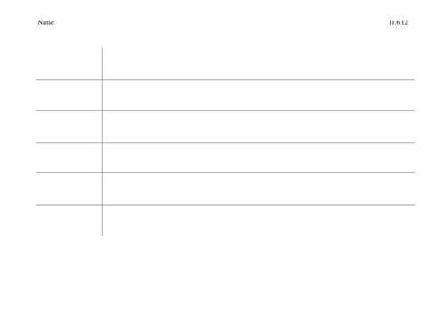 Pictogram Template by mbird - Teaching Resources - Tes