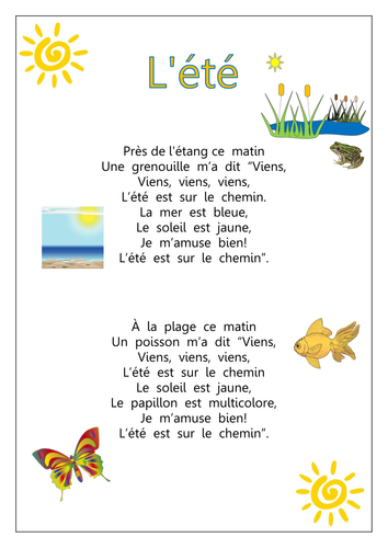 L'été poem