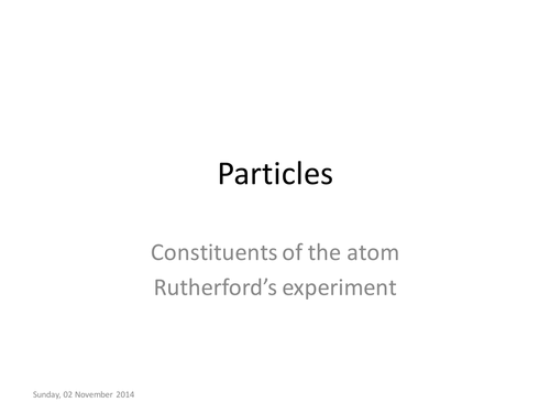 Matter: Particle Physics Resource Collection