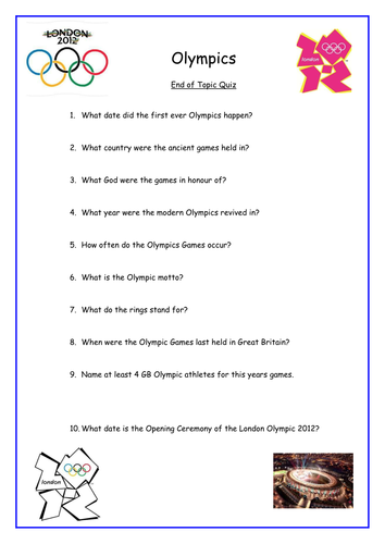 Olympic topic planning. by jrsharp65 - Teaching Resources - TES