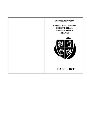 Passport template