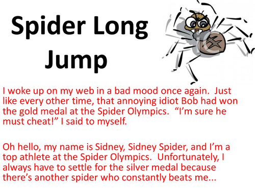 Measuring - Spider Olympics