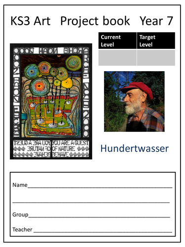 Hundertwasser work book.