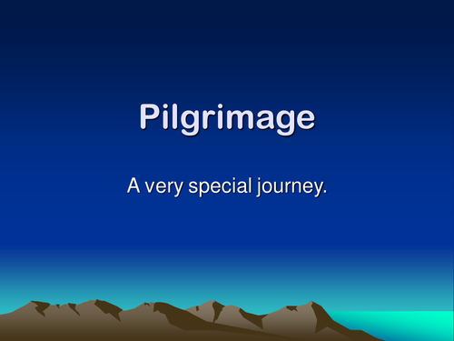 Pilgrimage Powerpoint