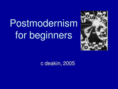 postmodernism for beginners
