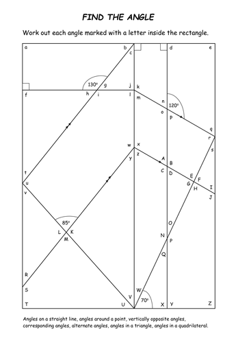 Angles group activity