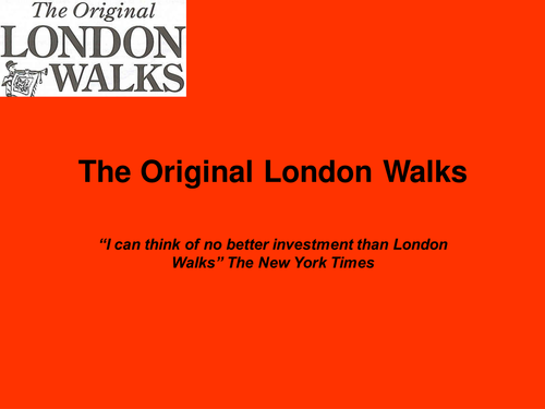 London Walk Powerpoint exercise