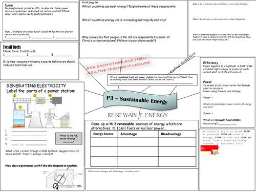 OCR 21st Century P3 Energy Resouces Revision A3