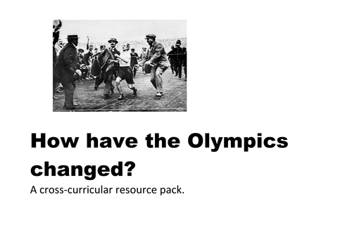 Olympic topic planning.