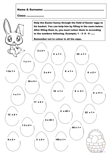 Maths for easter | Teaching Resources