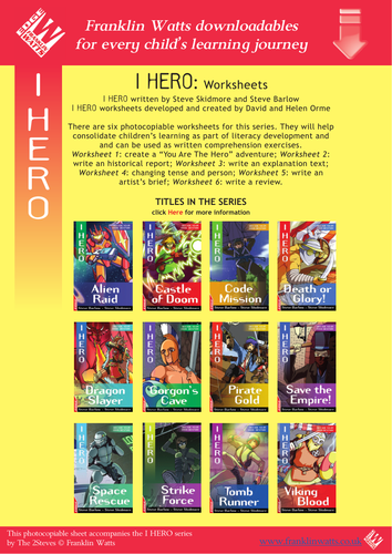 I HERO Worksheets | Teaching Resources