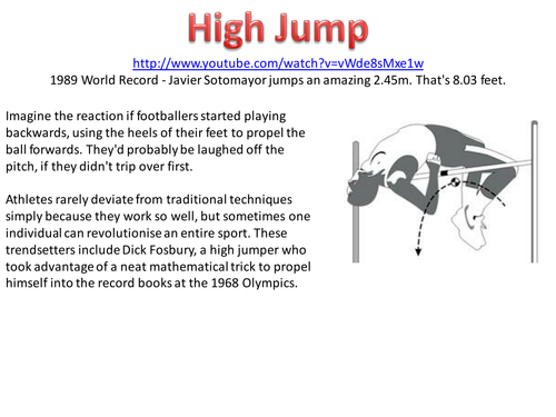 High Jump Midpoints Teaching Resources