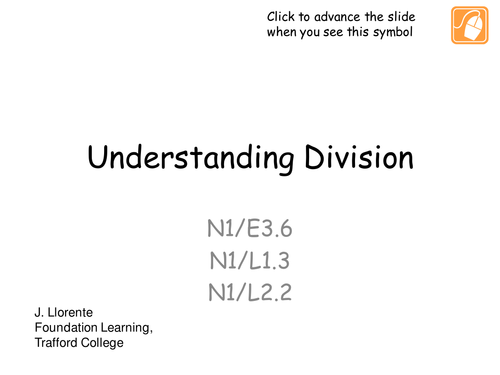 Division of whole number