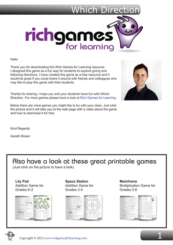 Direction Game – Which Direction