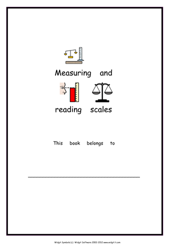 Measuring and reading scales booklet