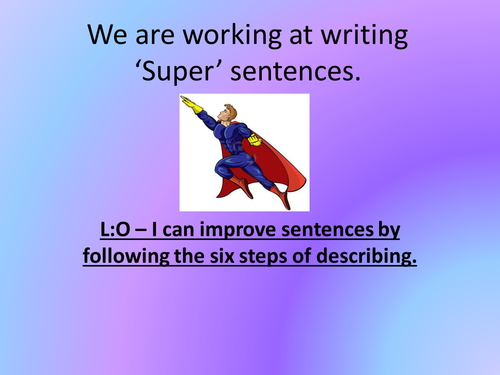 Improving Sentences | Teaching Resources