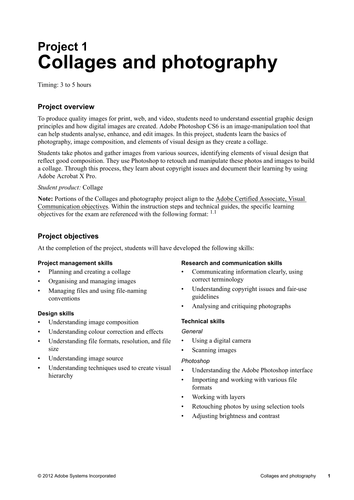 Collages and photography