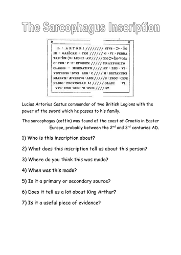 King Arthur- the evidence