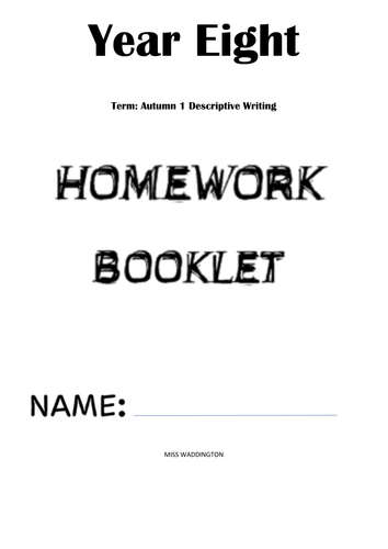 Homework Booklet