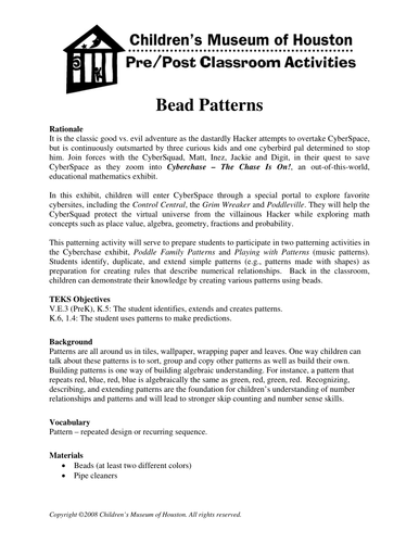 Bead Patterns