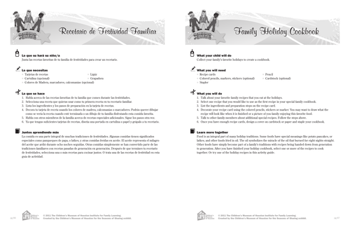 Family Holiday Cookbook