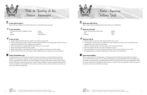 Native American Talking Stick