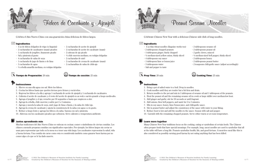 Peanut Sesame Noodles