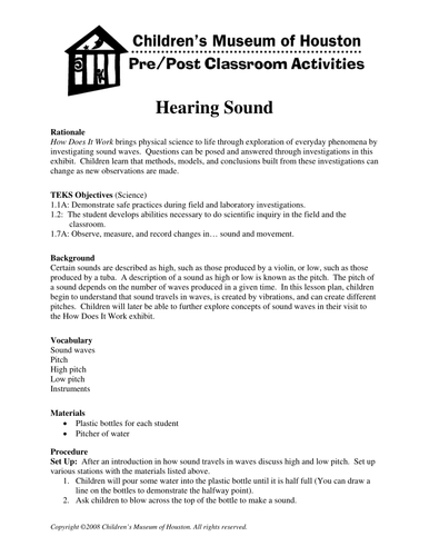 Hearing Sound