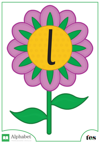 The Letter L - Flower Theme