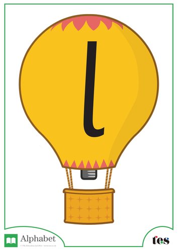 The Letter L - Balloon Theme