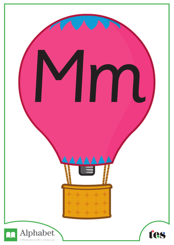 The Letter M - Balloon Theme