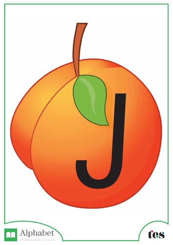 The Letter J Fruit Theme Teaching Resources