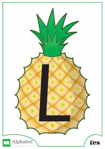 The Letter L - Fruit Theme
