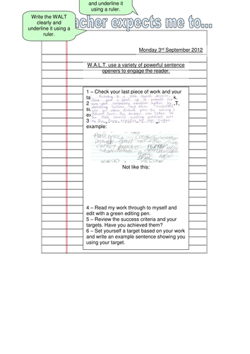 Literacy and Maths Book Expectations