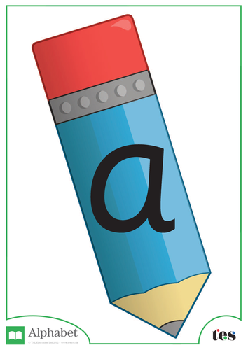 The Letter A - Pencil Theme