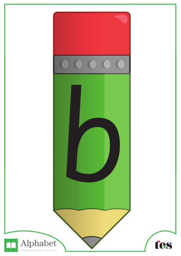 The Letter B - Pencil Theme
