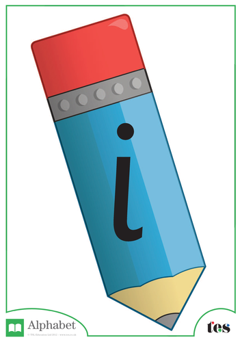 The Letter I - Pencil Theme